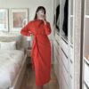 Robe Amalia Orange Corail – Image 3