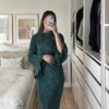 Robe Isna Verte Émeraude – Image 2