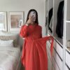 Robe Amalia Orange Corail – Image 5