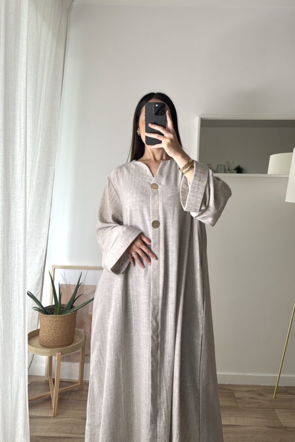 Abaya Jade Beige – Image 2