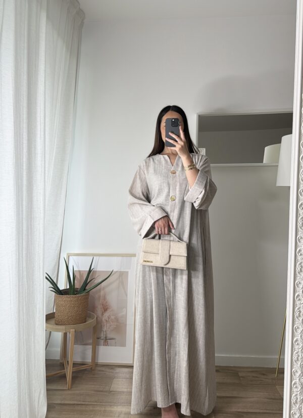 Abaya Jade Beige – Image 4